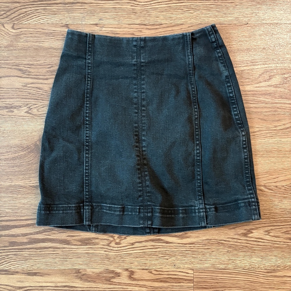 Wild Fable Black Denim Skirt